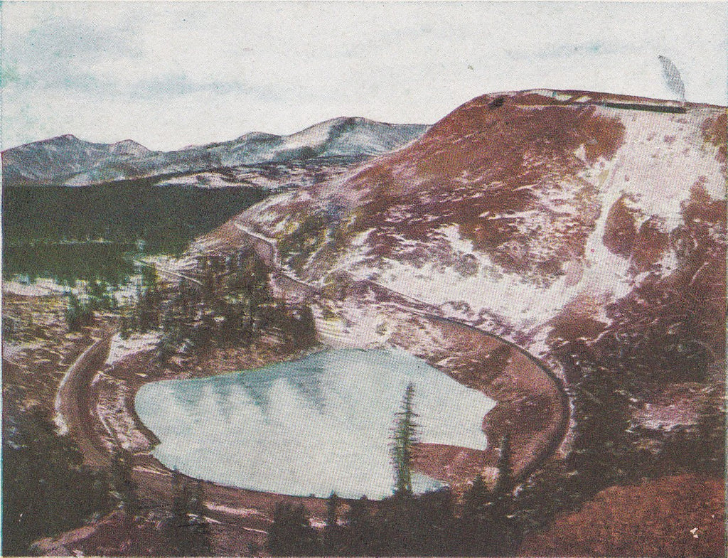 Yankee Doodle Lake- 1900s Antique Postcard- Moffat Road- Colorado Mountains- Frank S Thayer- Landscape Sounvenir- Unused